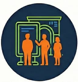 Οθόνη ενημέρωσης σε είσοδο πολυκατοικίας